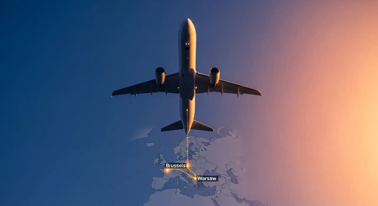 Ile trwa lot z Brukseli do Warszawy? Czas, który warto znać